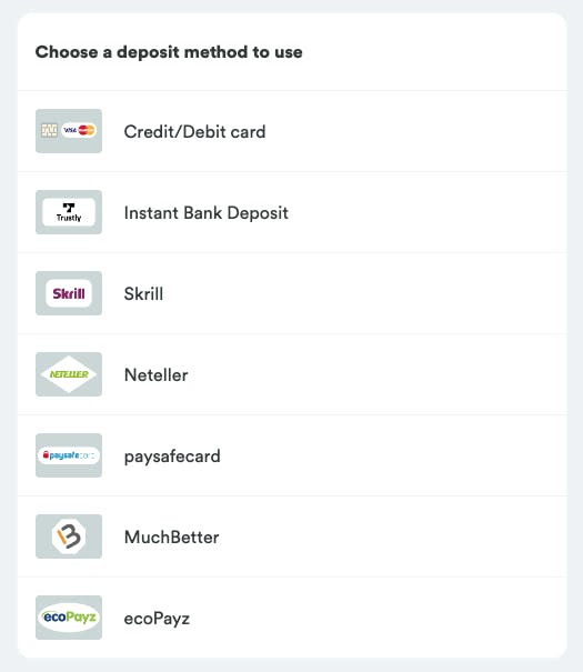 deposit casumo