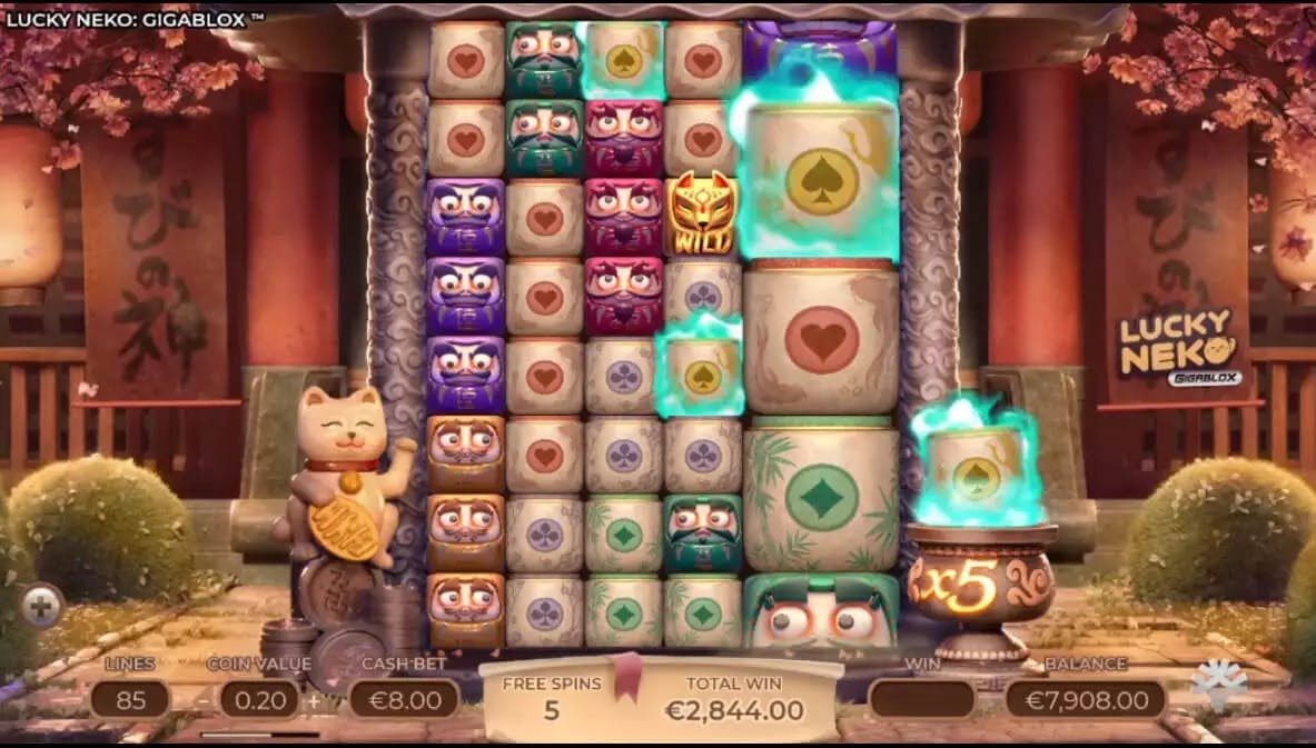 Lucky Neko Gigablox | Free Slot of Yggdrasil Gaming