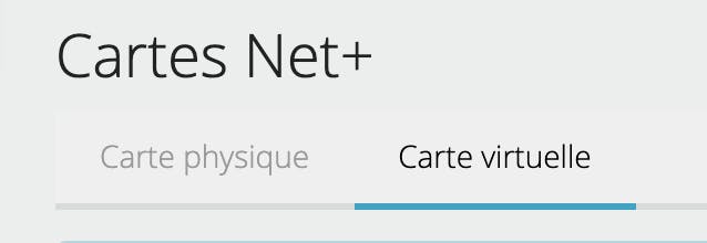 carte net +