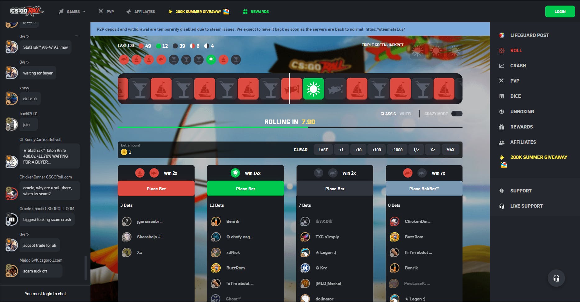 csgoroll accueil