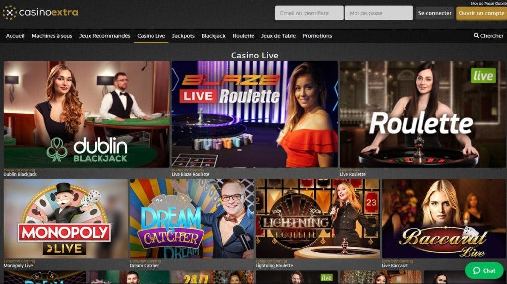 Home page Casino Extra