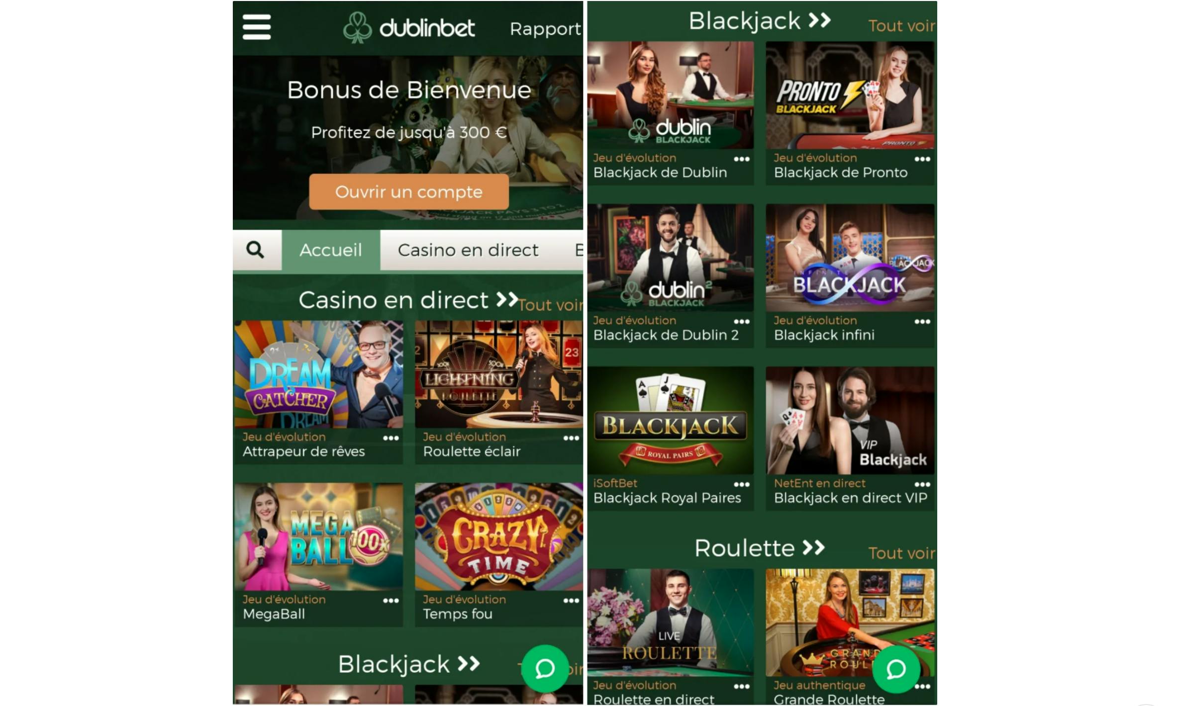 dublinbet sur mobile