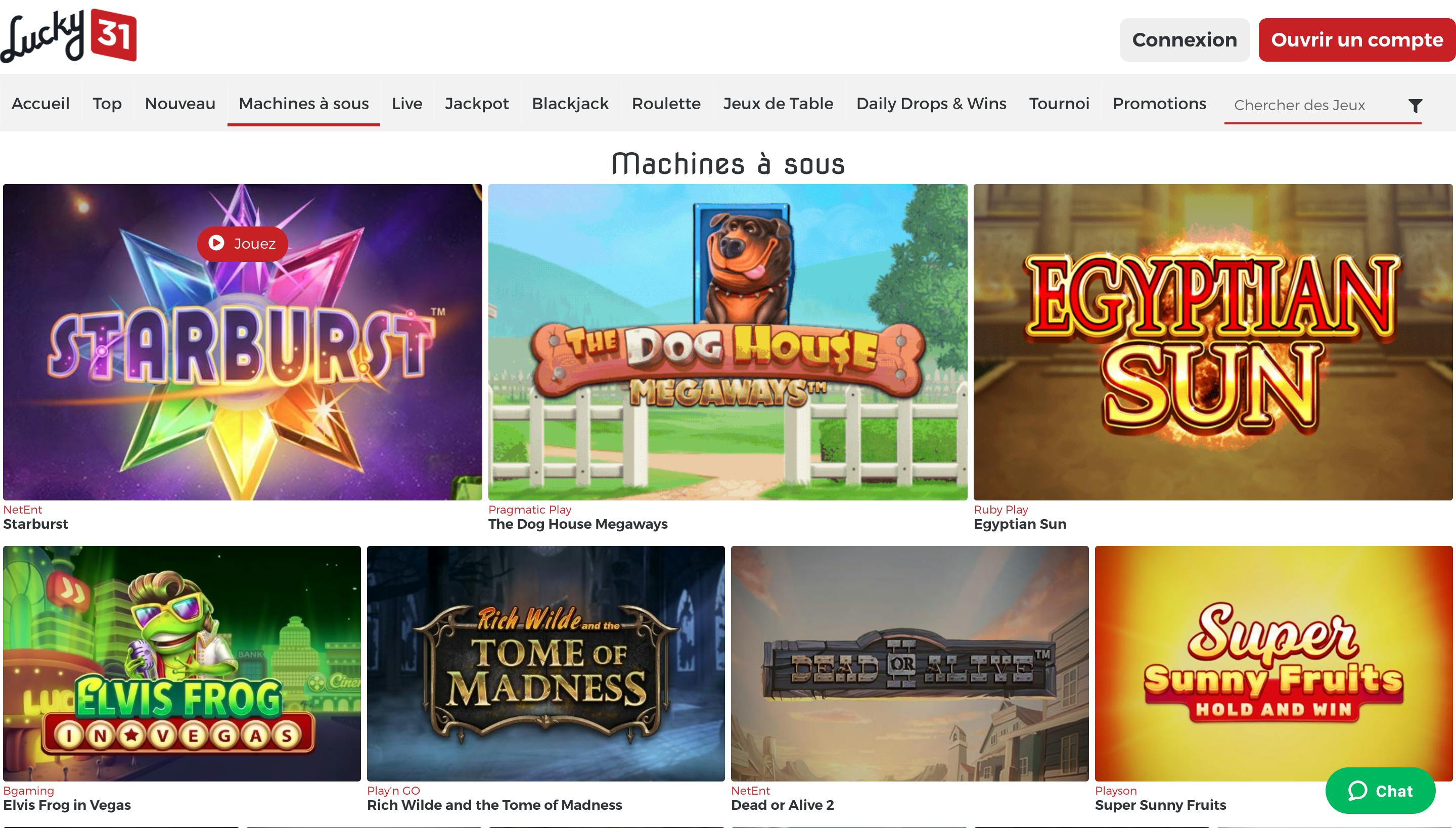 machines a sous lucky31