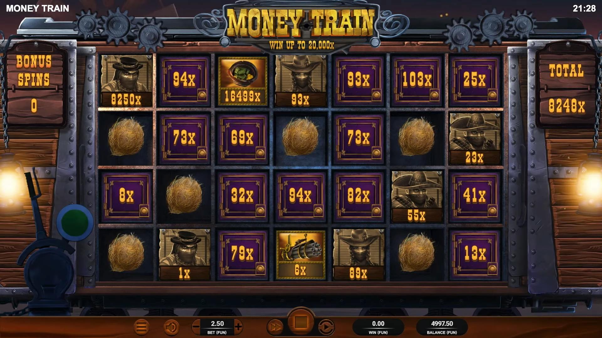 money train symboles bonus