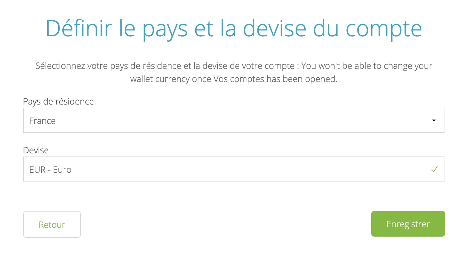 neteller choisir devise début