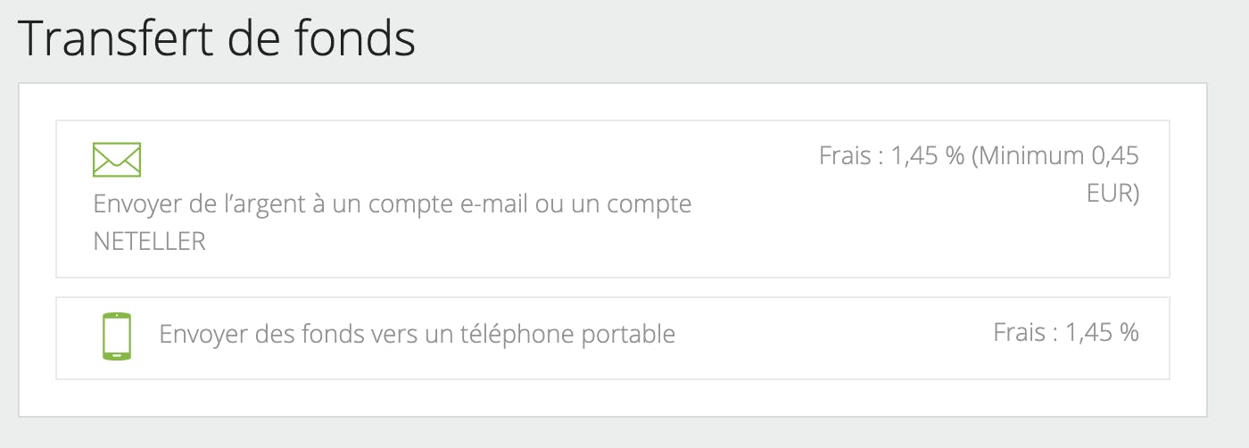 transfert de fonds