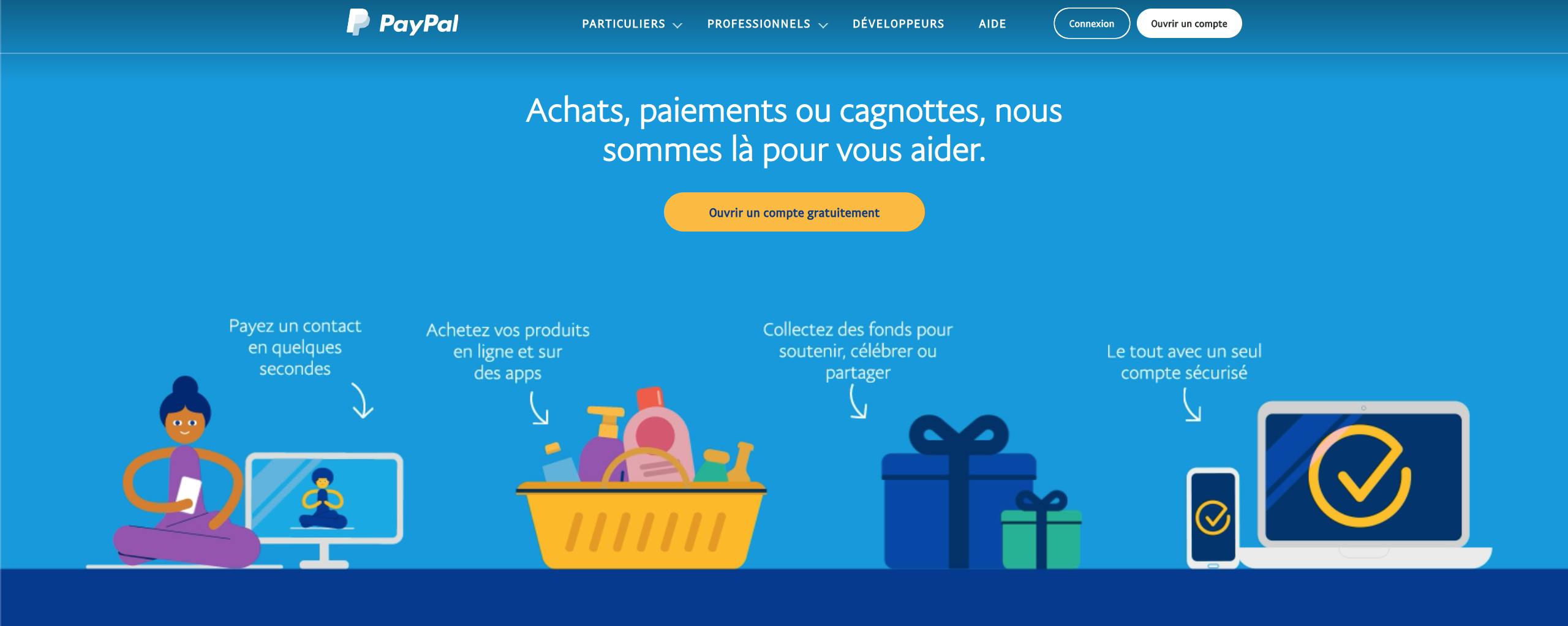 homepage paypal