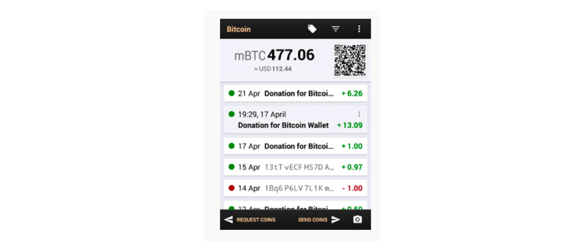 exemple wallet btc