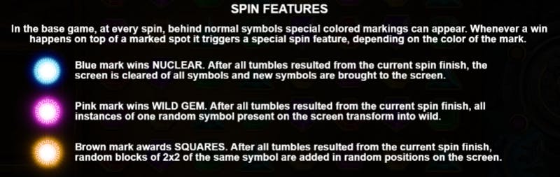 features gems bonanza