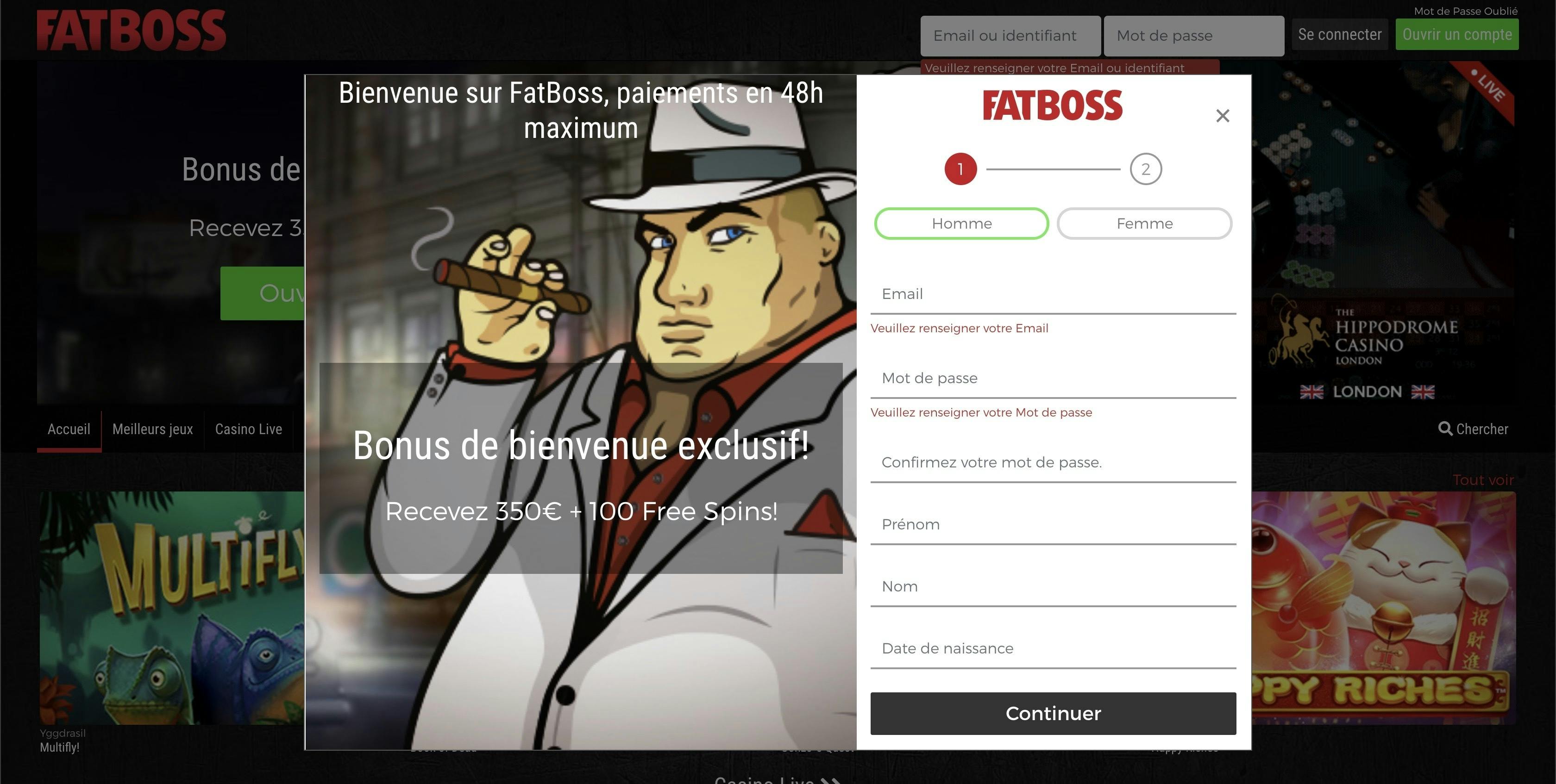 inscription fatboss