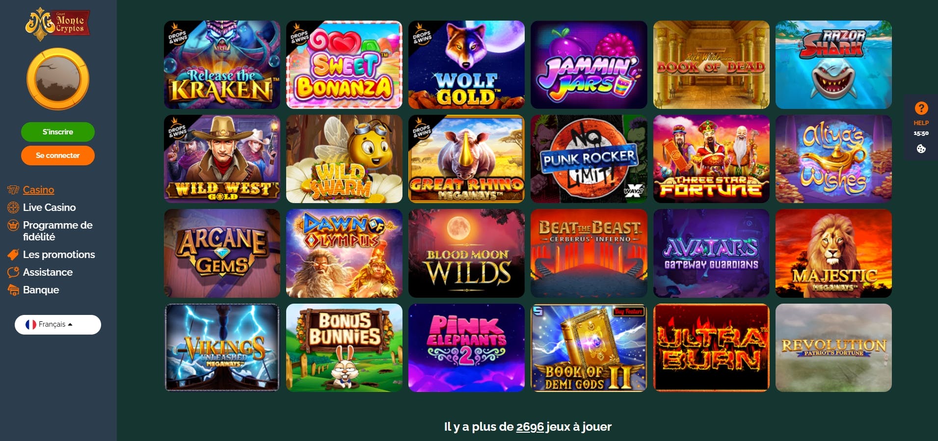 machines a sous du casino montecryptos