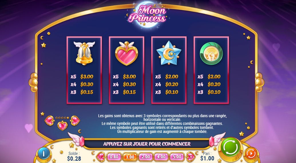 other symbols moon princess