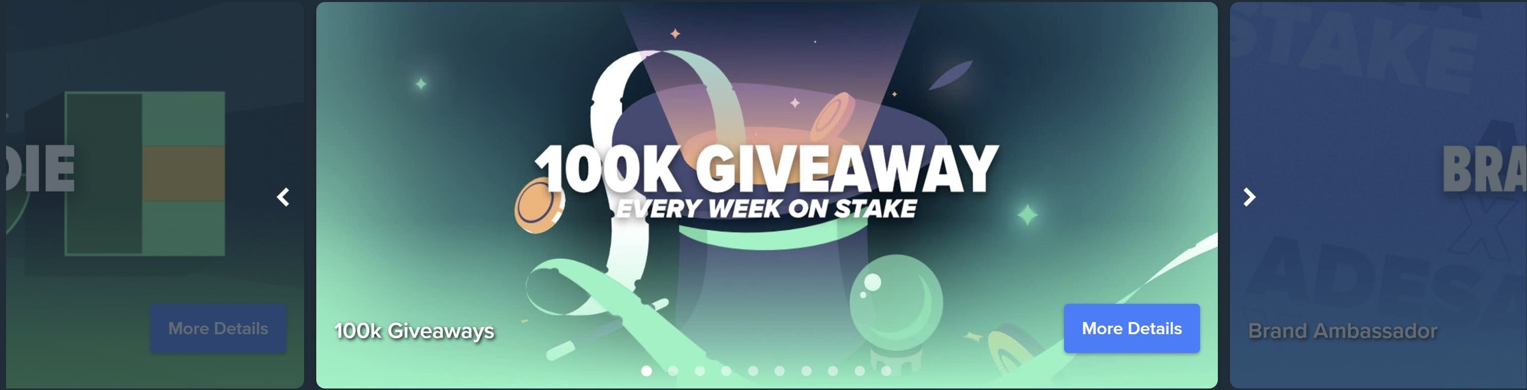 Stake promotion bonus