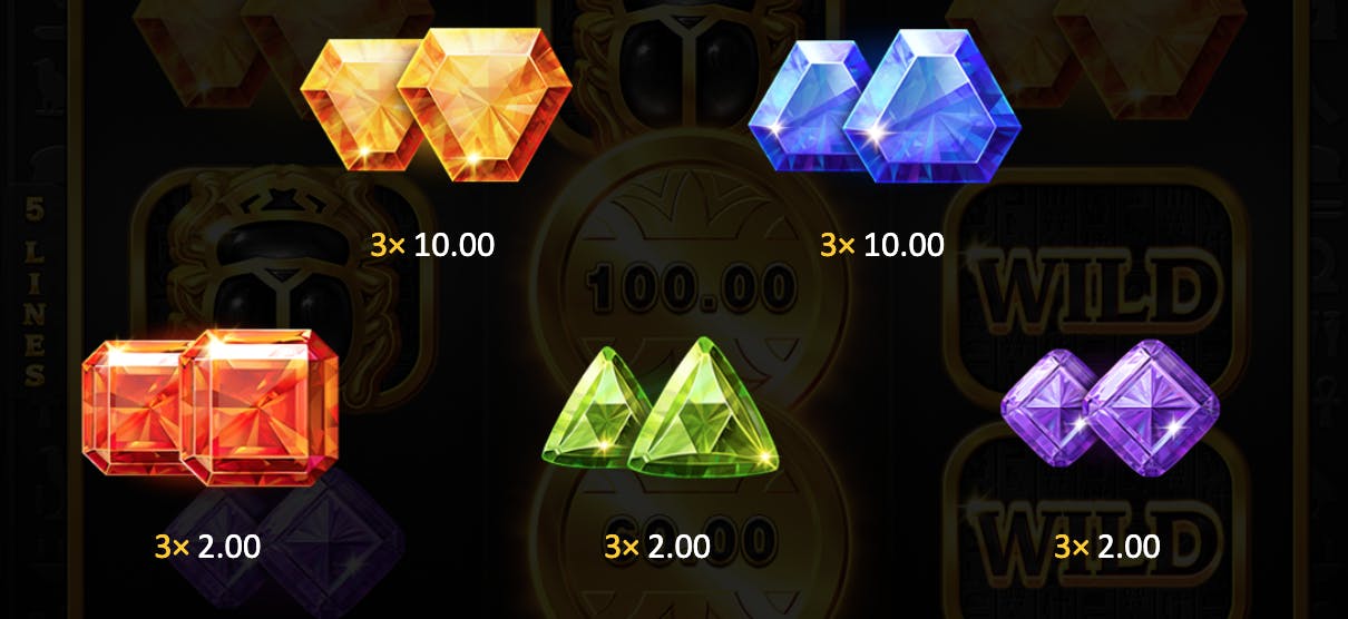 3 coins symboles non premiums