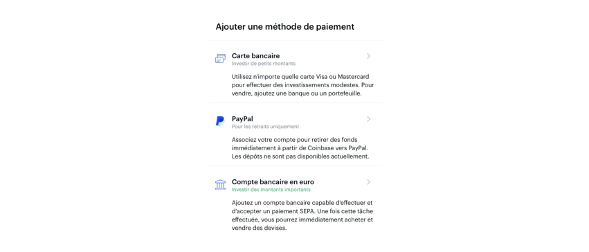 methodes paiement