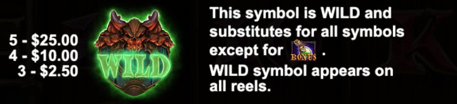 symbole wild