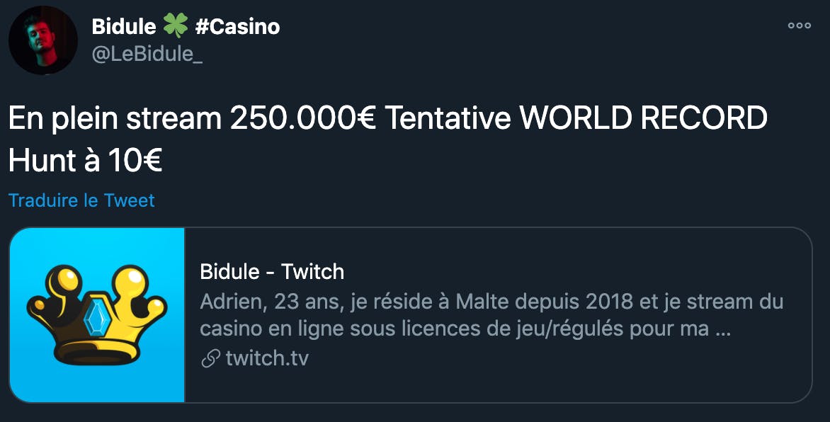 Jeu Casino World