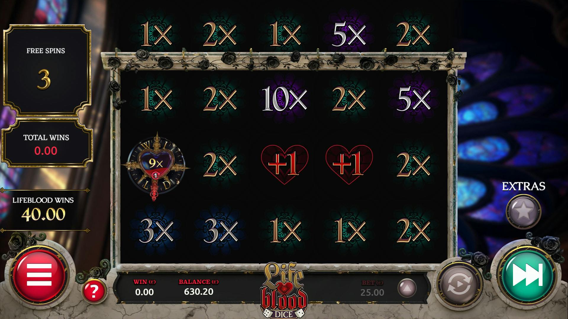 Life Blood Dice Slot, fortune awaits you in the darkness!