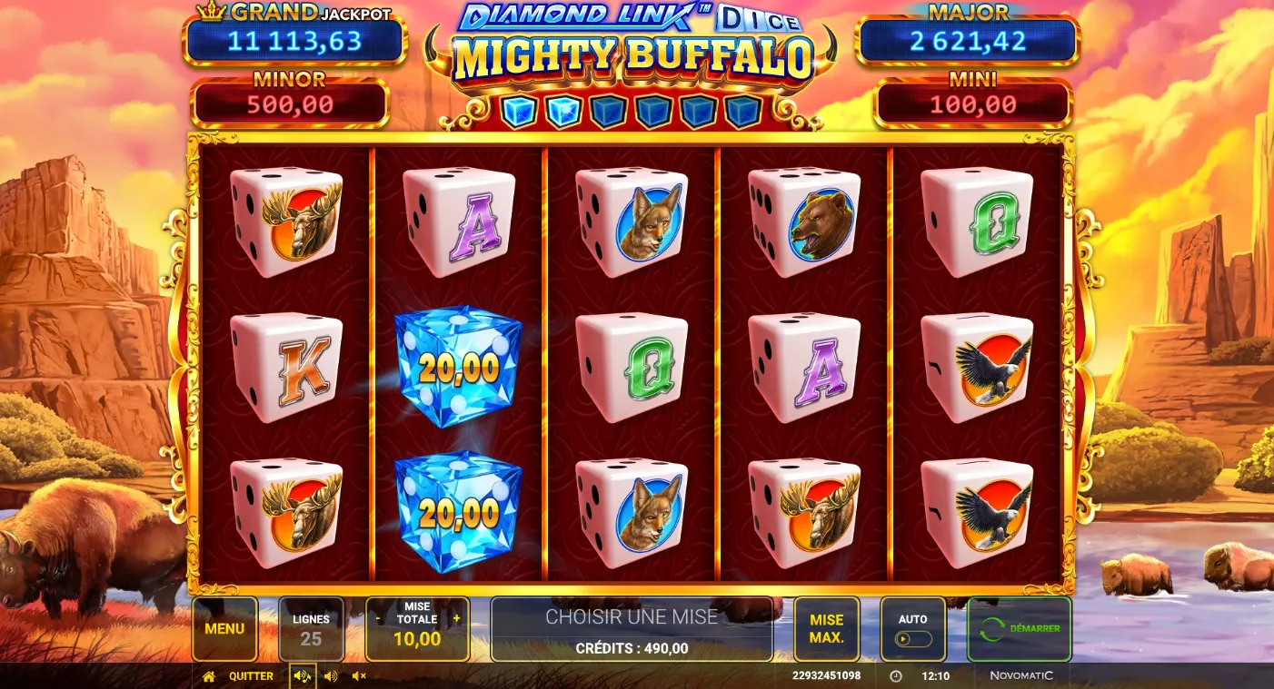 Wild atmosphere with Mighty Buffalo Dice