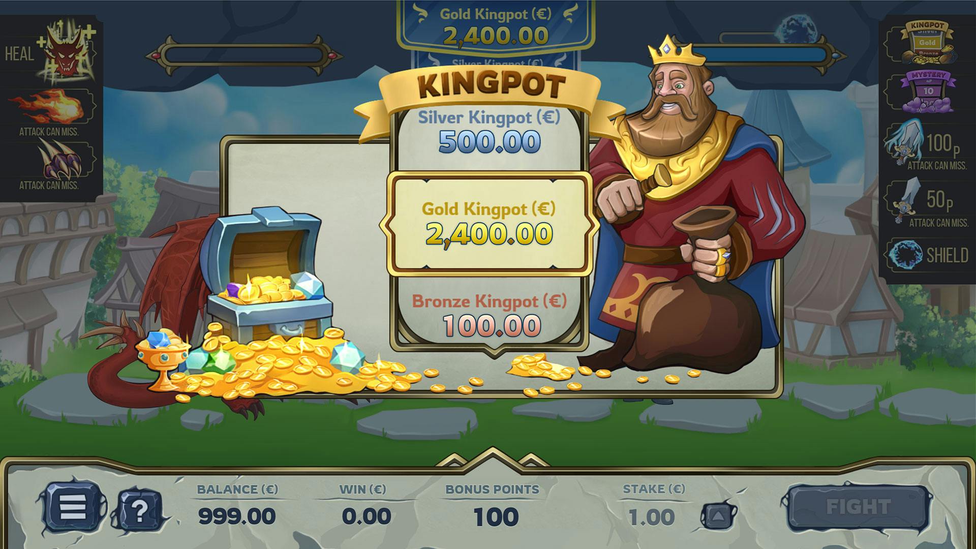 Airdice Hero of Dragonland Jackpot