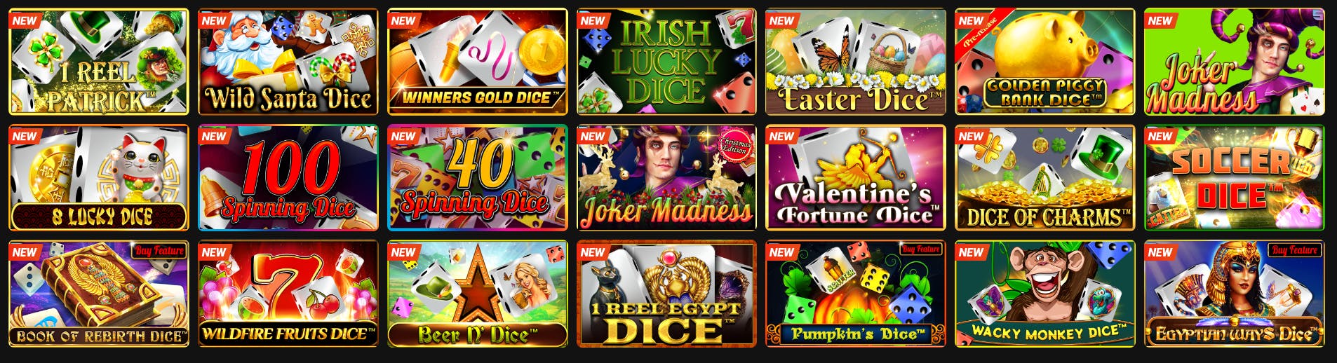 All Spinomenal games available on Lucky Games