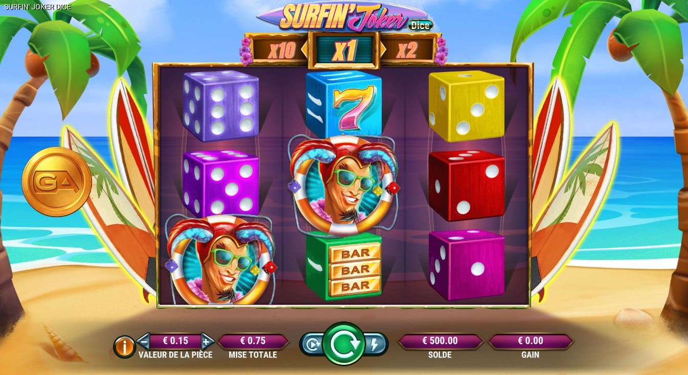 GameArt Surfin Joker Dice, surfez sur les gains !