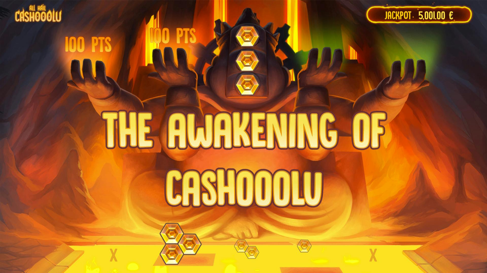 All Hail Cashooolu dice game met jackpot van Gaming1