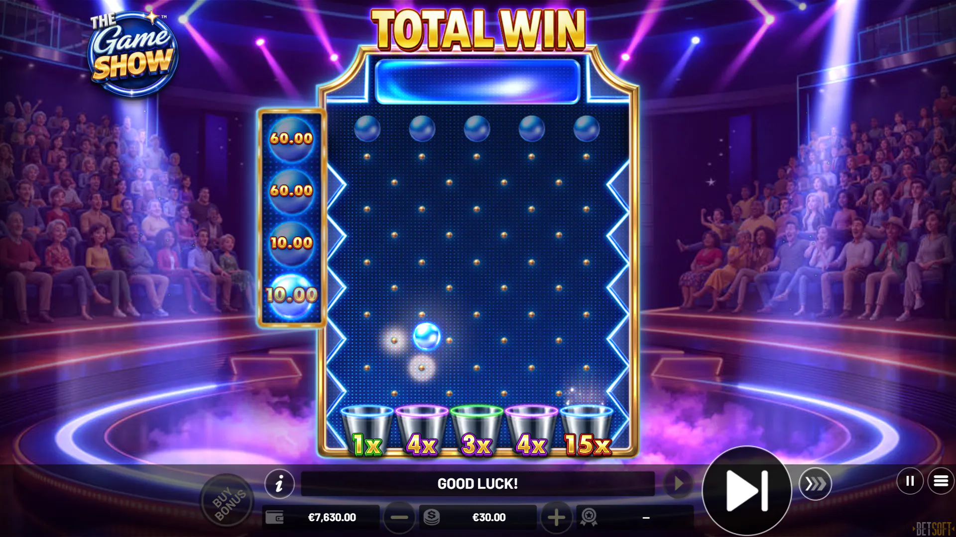 Entrez sous les projecteurs sur The Game Show Dice