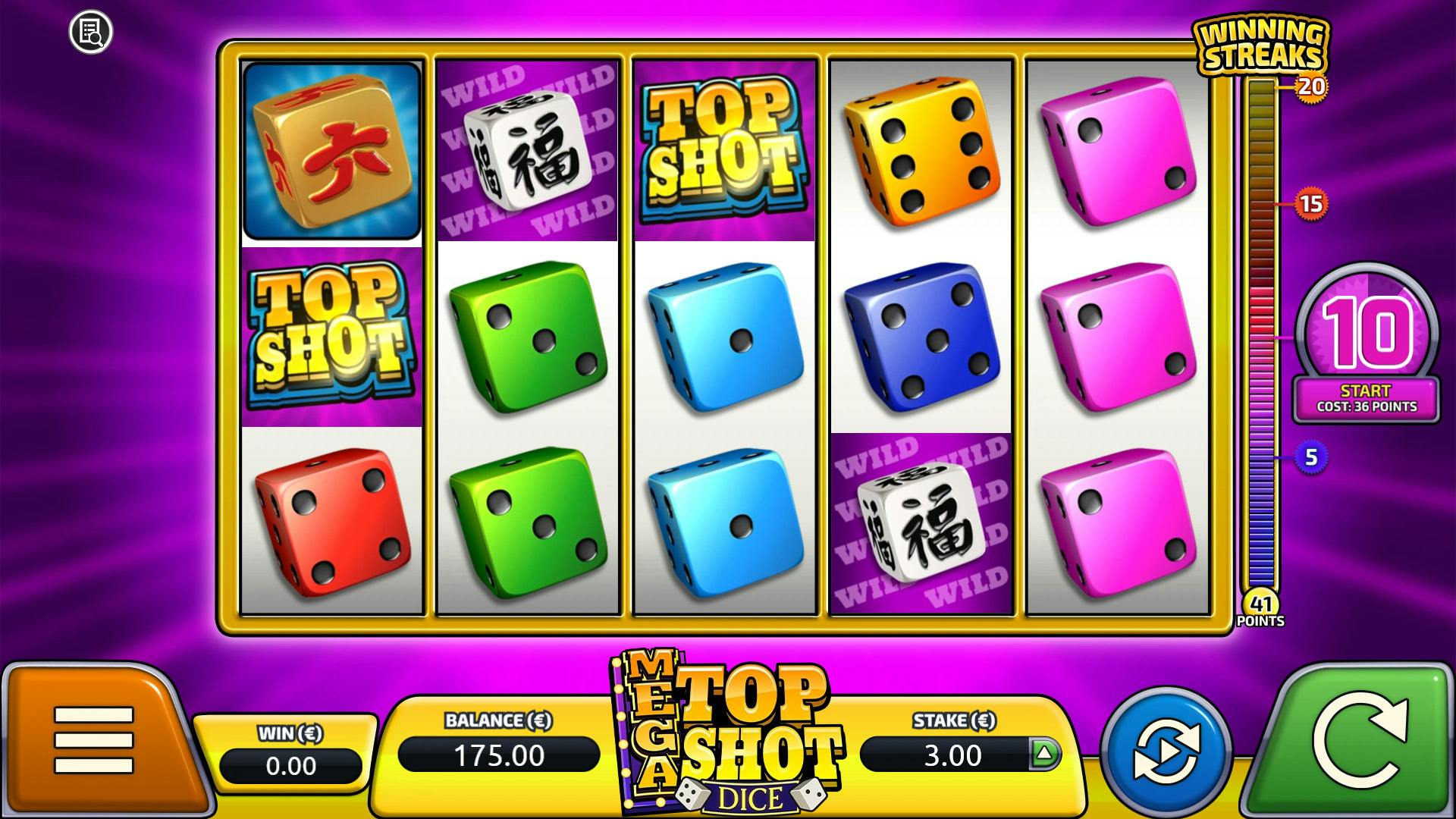Airdice Mega Top Shot Slot, een adrenalinekick