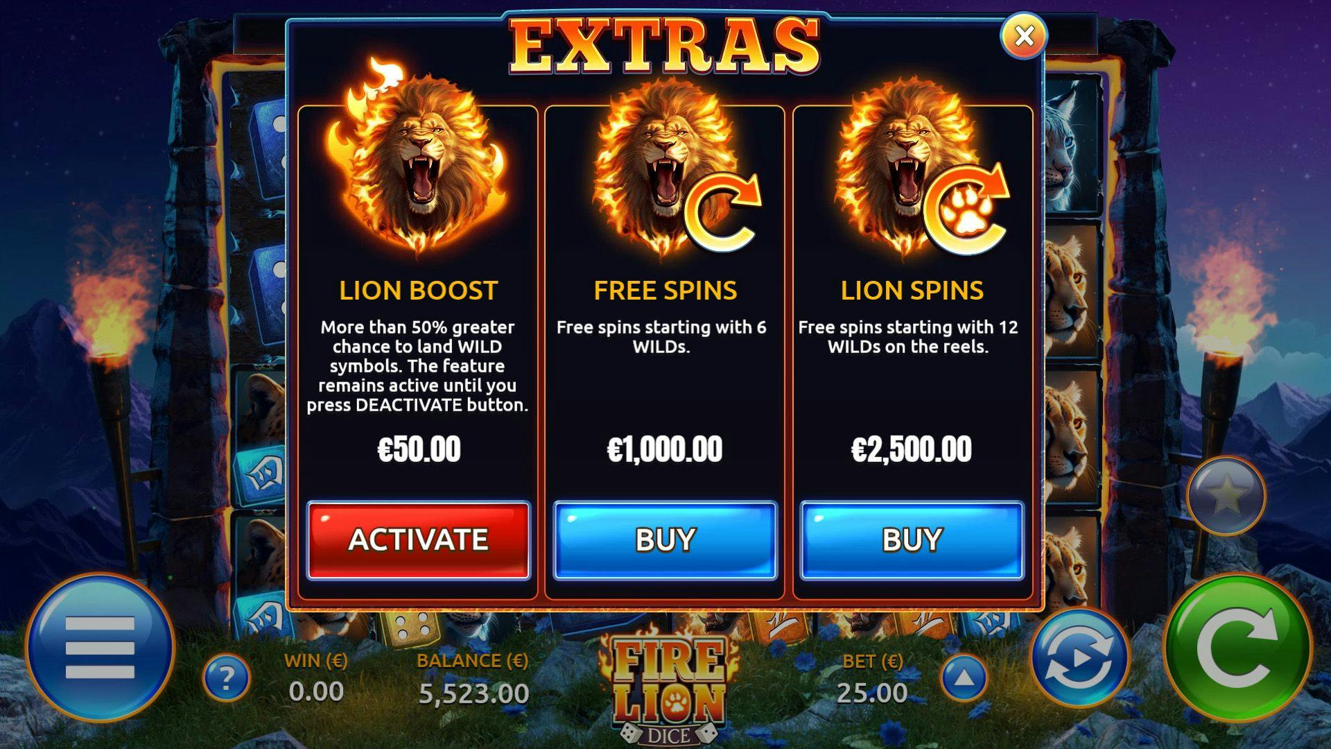 Op avontuur met Fire Lion Dice van Airdice
