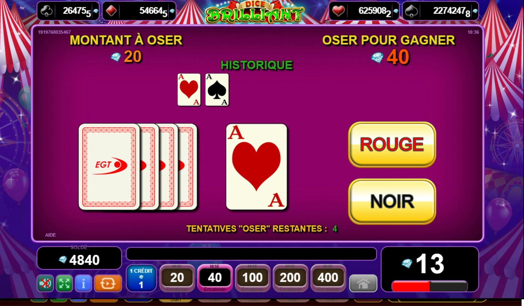 EGT 100 Super Dice Slot Spel op Luckygames