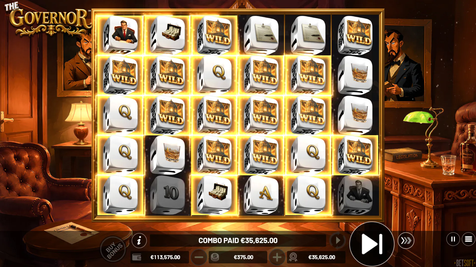 Take control of The Governor Dice