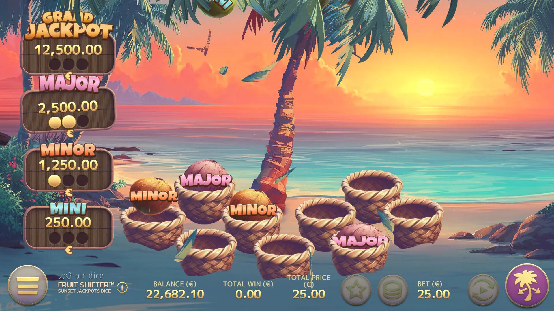 We're taking you to sunset with Fruit Shifter Sunset Dice