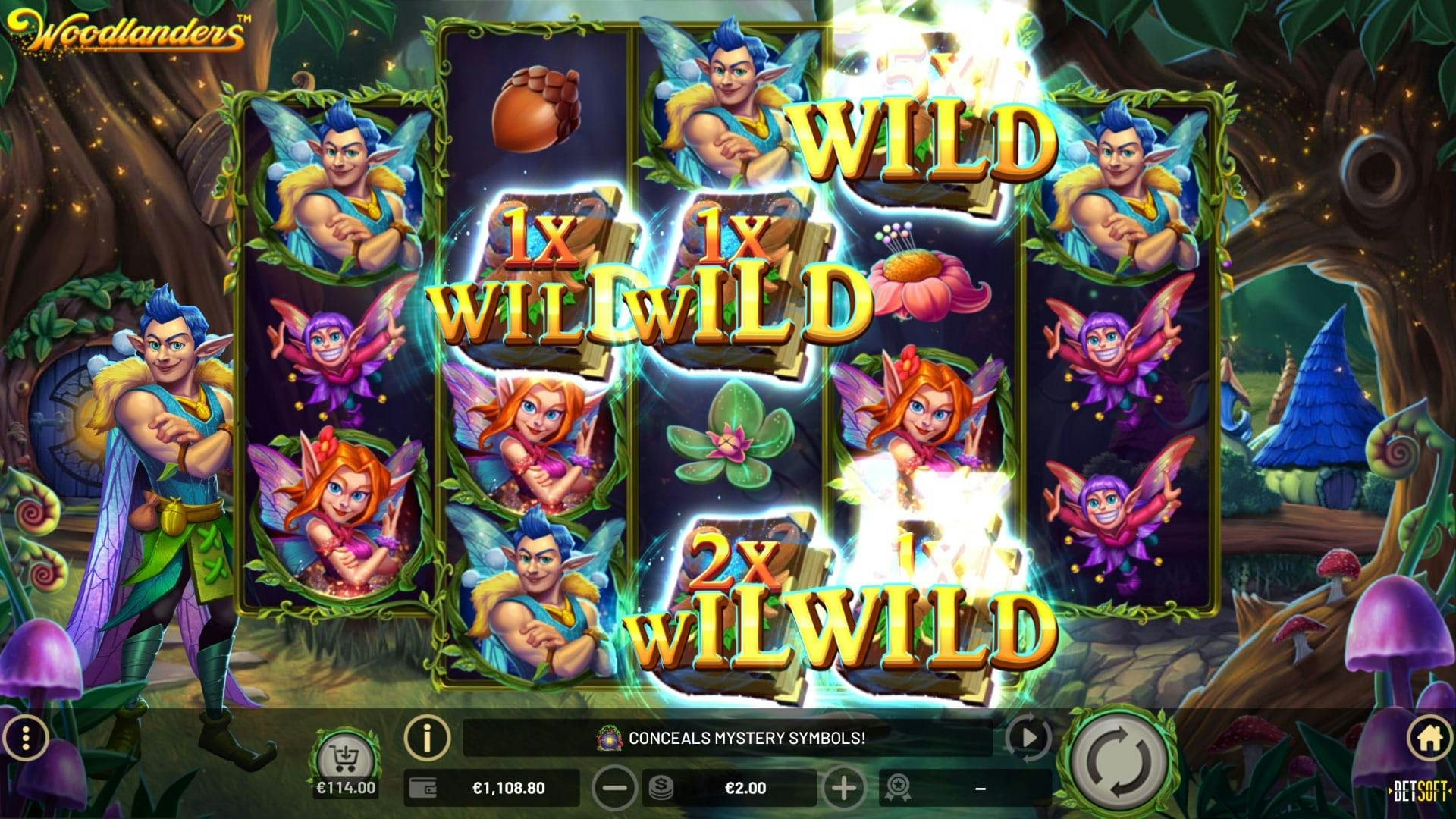Betsoft Woodlanders jeu diceslot
