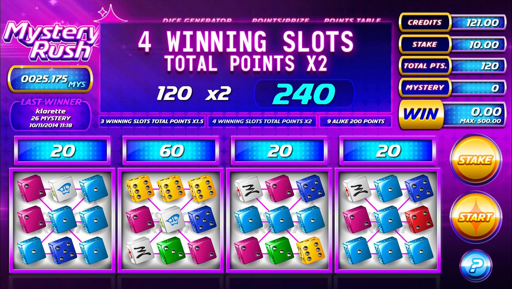 Mystery Rush Jackpot sur Lucky Games