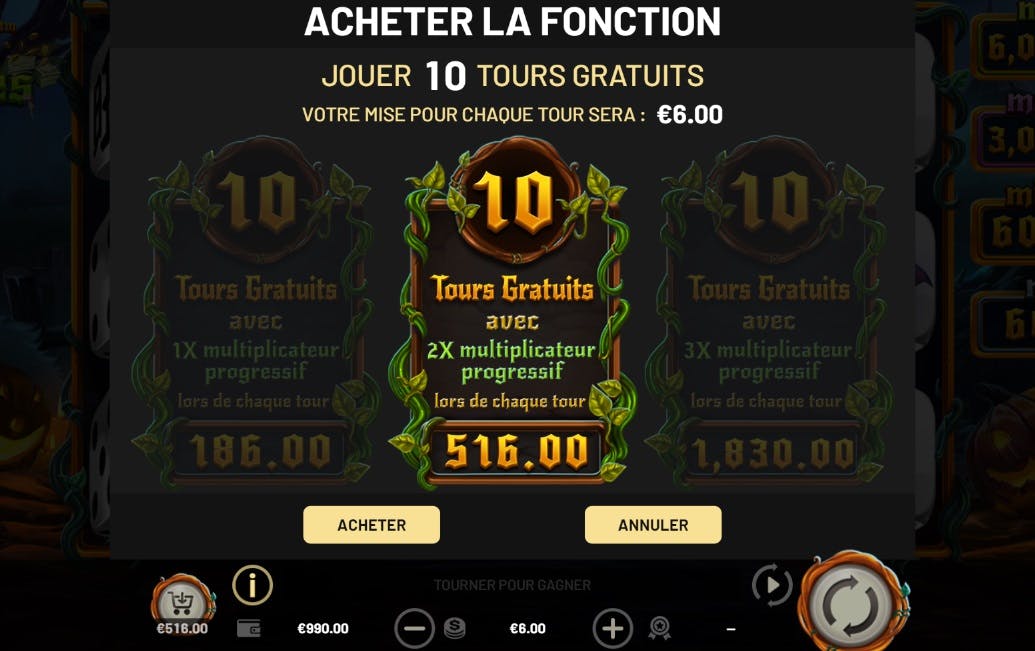 Betsoft Rags to Witches dice slot game