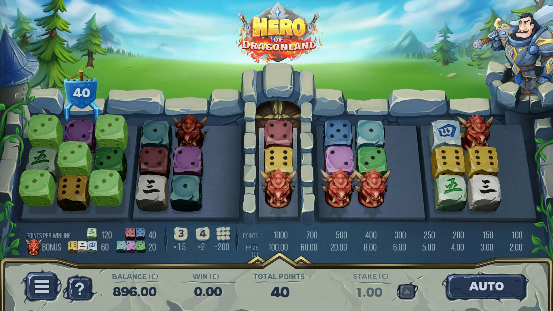 Airdice Hero Of Dragonland Dice Game