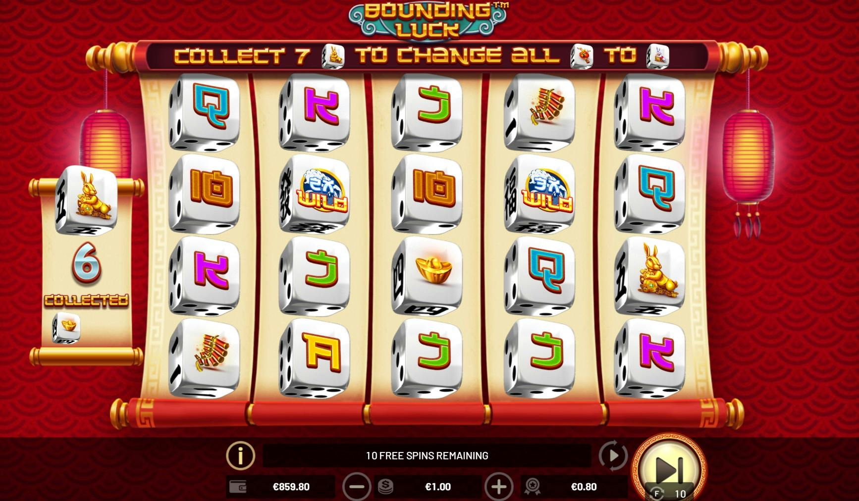 Betsoft Bounding Luck jeu dice slot surprenant