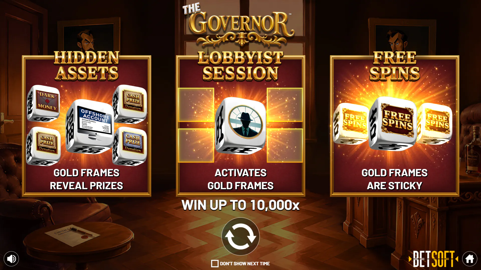 Take control of The Governor Dice