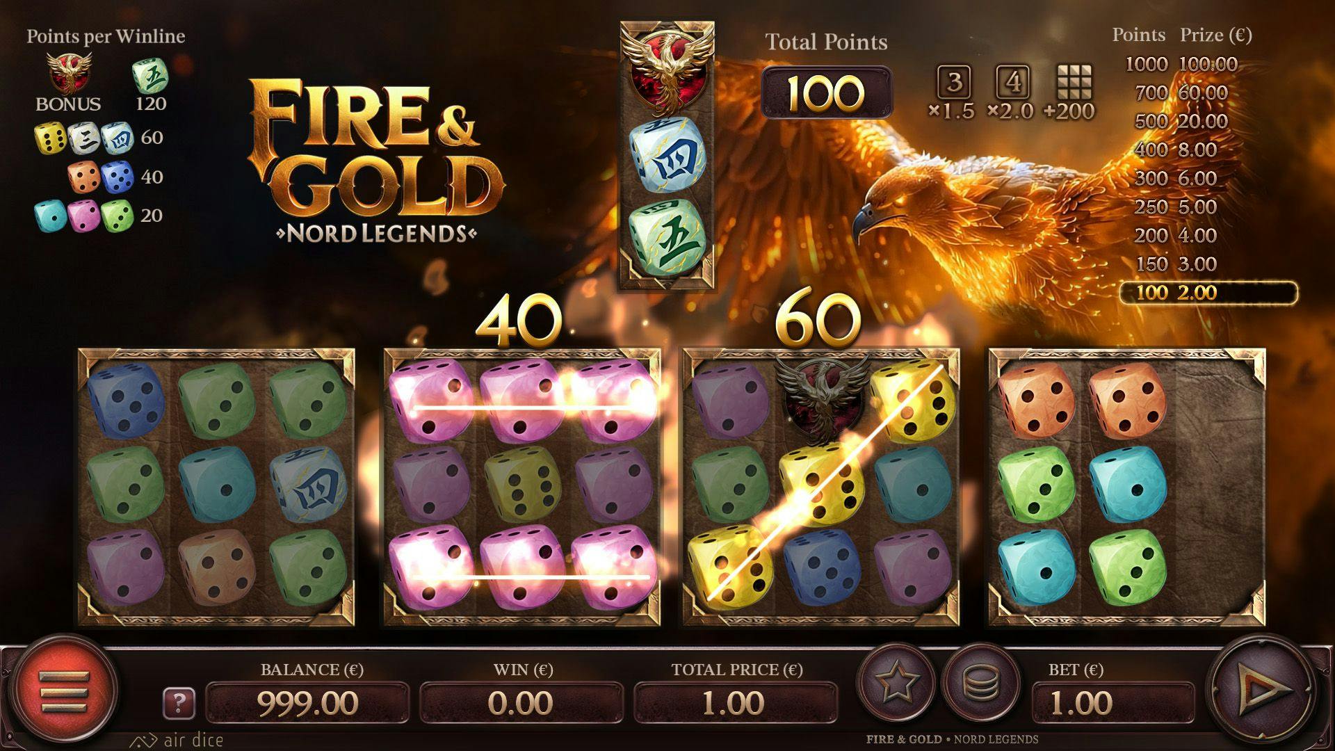 Fire & Gold NordLegends Dice: Dive into the Viking Epic