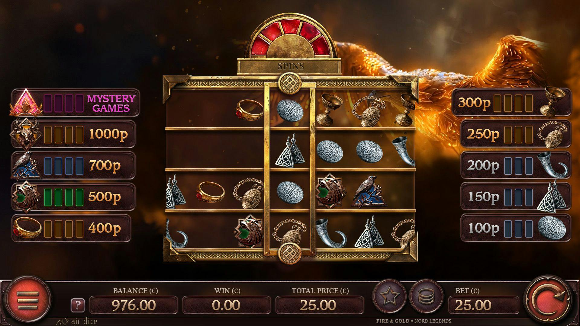 Fire & Gold NordLegends Dice: Dive into the Viking Epic