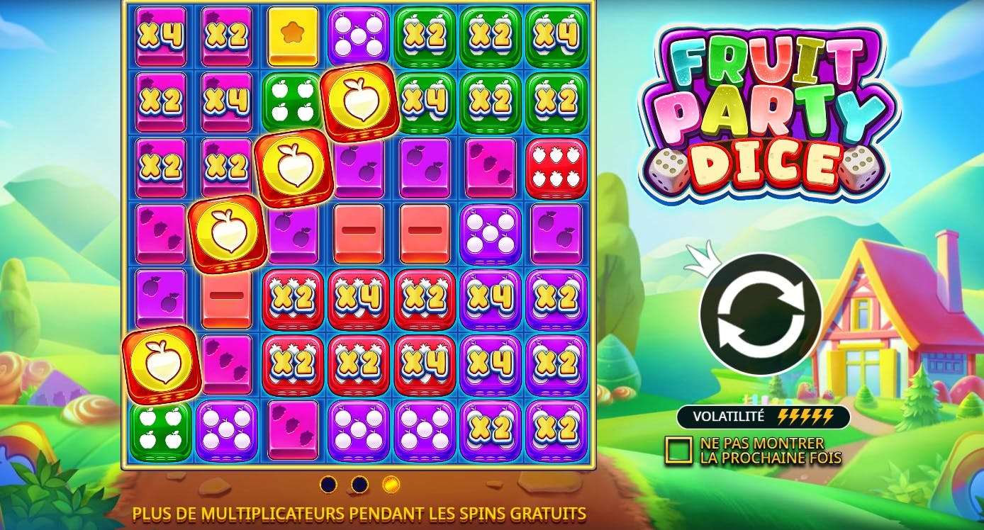 Een fruitige en leuke wereld met Fruit Party Dice