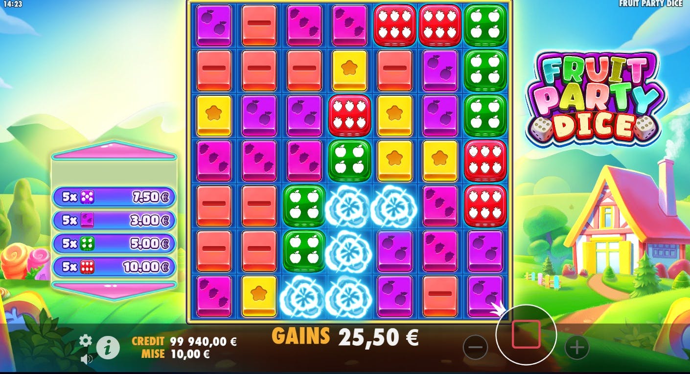 Een fruitige en leuke wereld met Fruit Party Dice