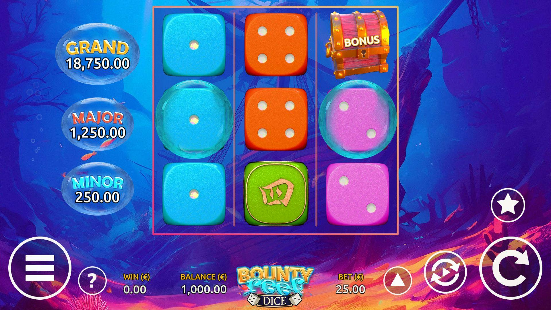 Bounty Reef Dice: Dive into an Underwater Treasure Hunt