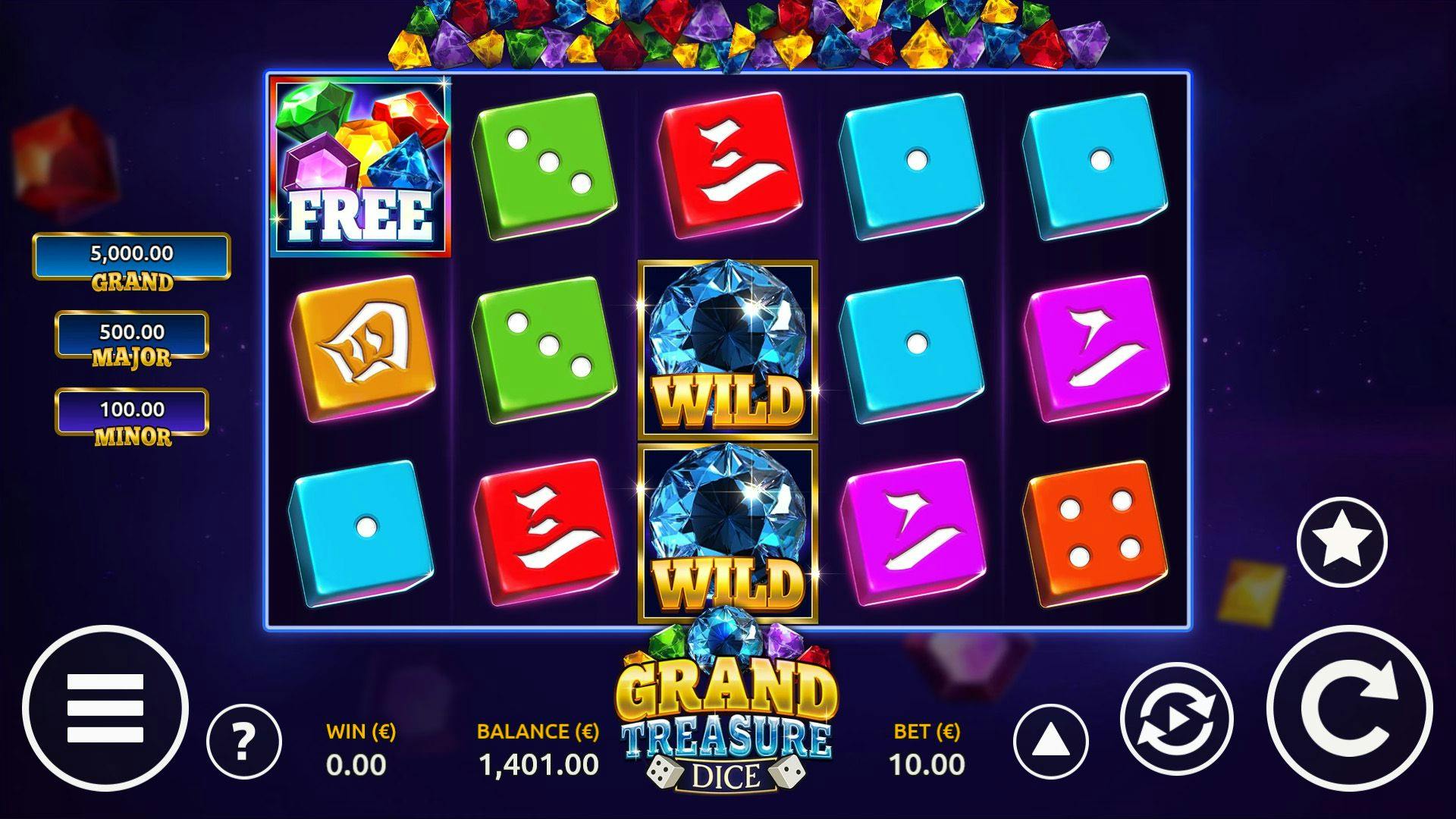 Découvrez Grand Treasure Dice de Airdice dès maintenant.
