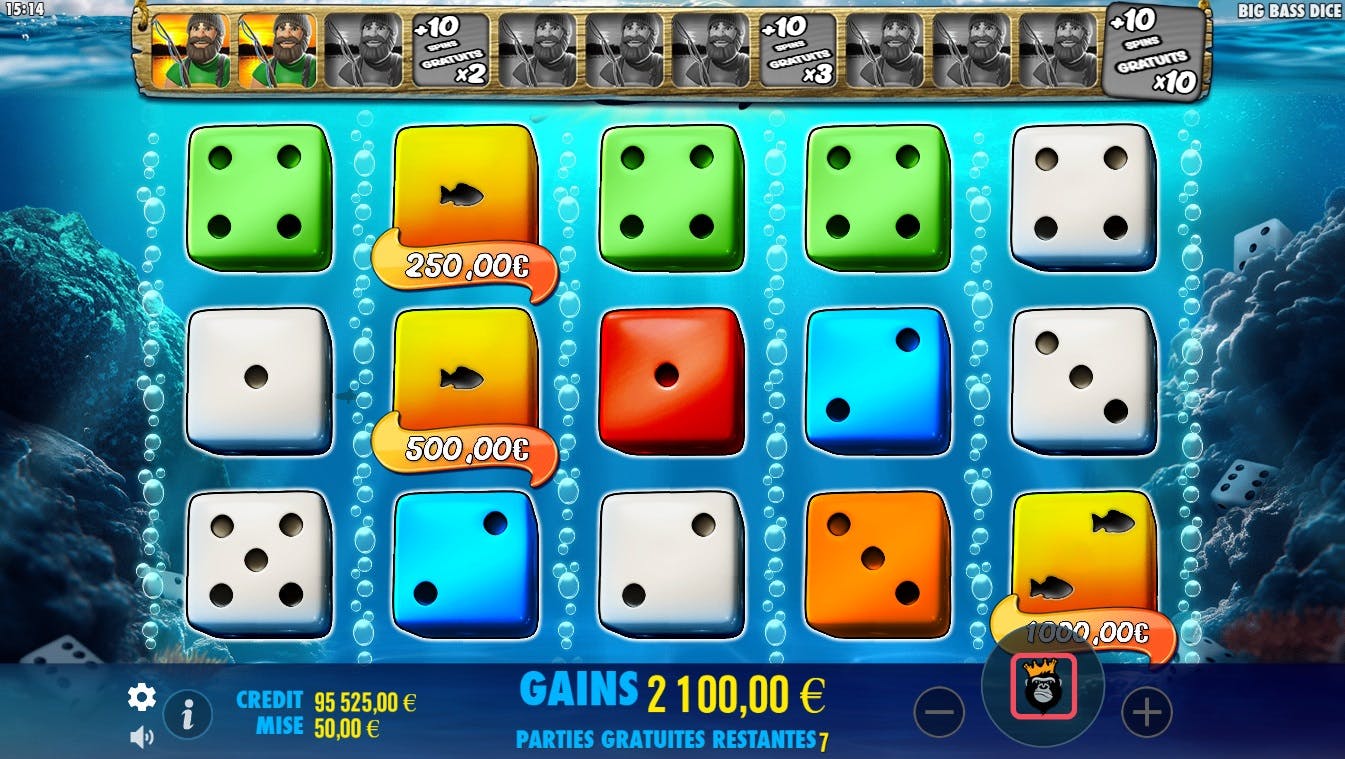 Fishing season is open with Big Bass Dice
