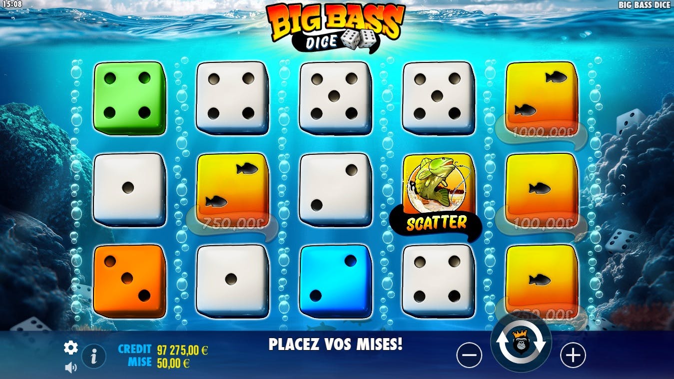 La pêche est ouverte avec Big Bass Dice