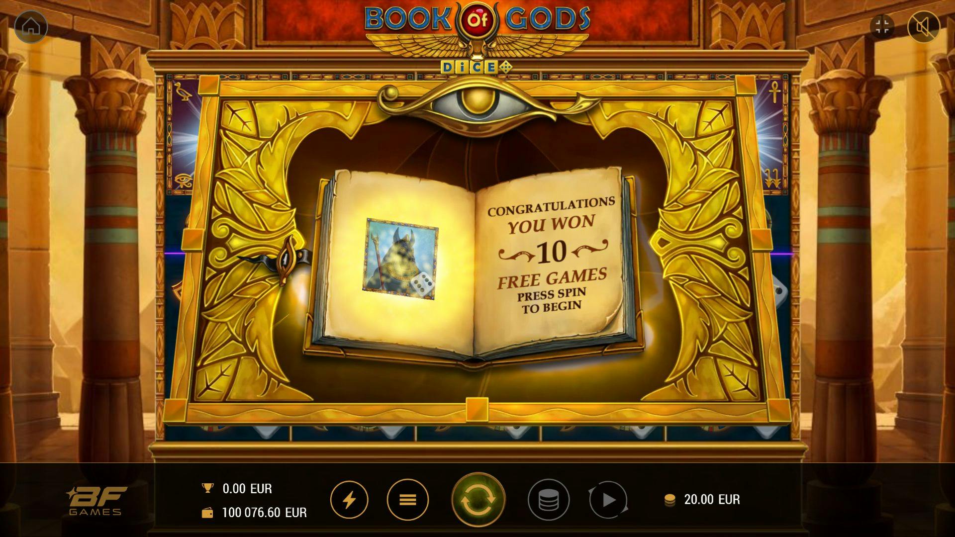 Verken eeuwenoude mysteries met Book of Gods Dice