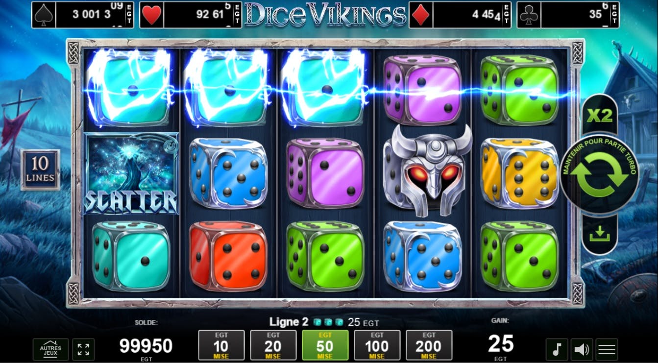 Amusenet Dice Vikings diceslot spel vol spanning