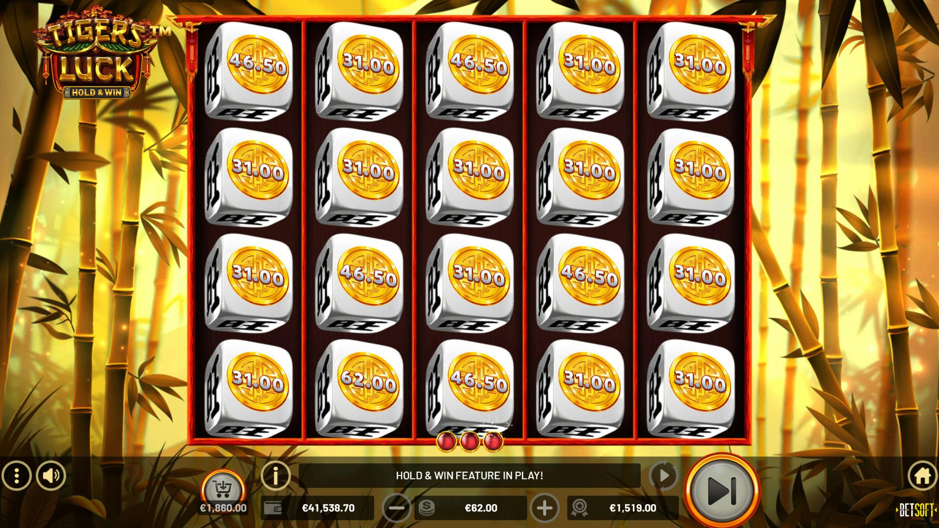 Exclusivité ! Tiger's Luck diceslot de Betsoft